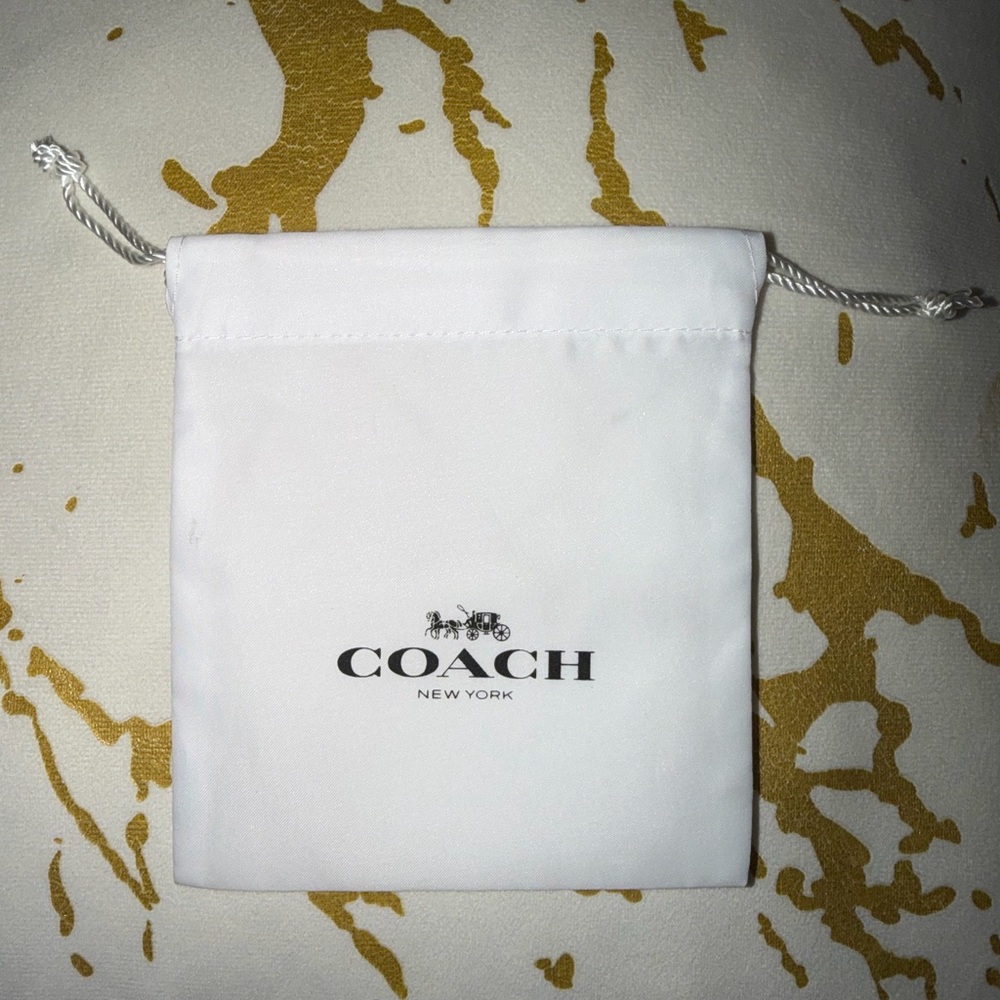 COACH Logo Drawstring Pouch